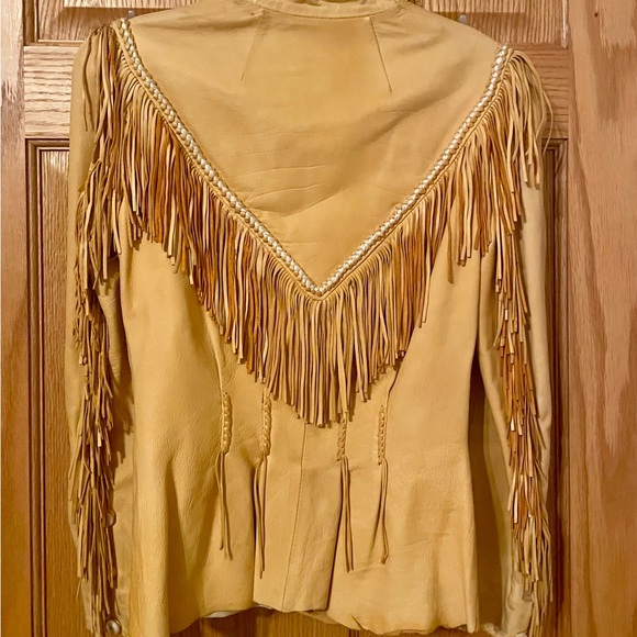 Vintage Antelope Leather Jacket, Halter and Skirt Set - Picture 2 of 16